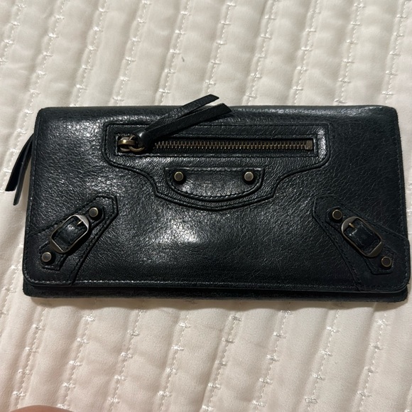 Balenciaga Black Leather Wallet - Picture 1 of 5